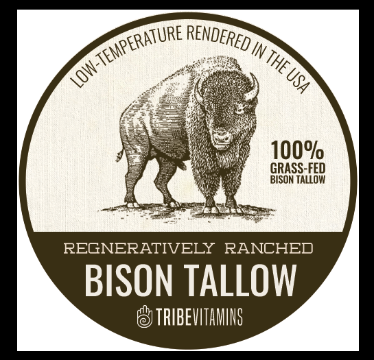 100% Grass-Fed Bison Tallow - Culinary Edition (8 oz)