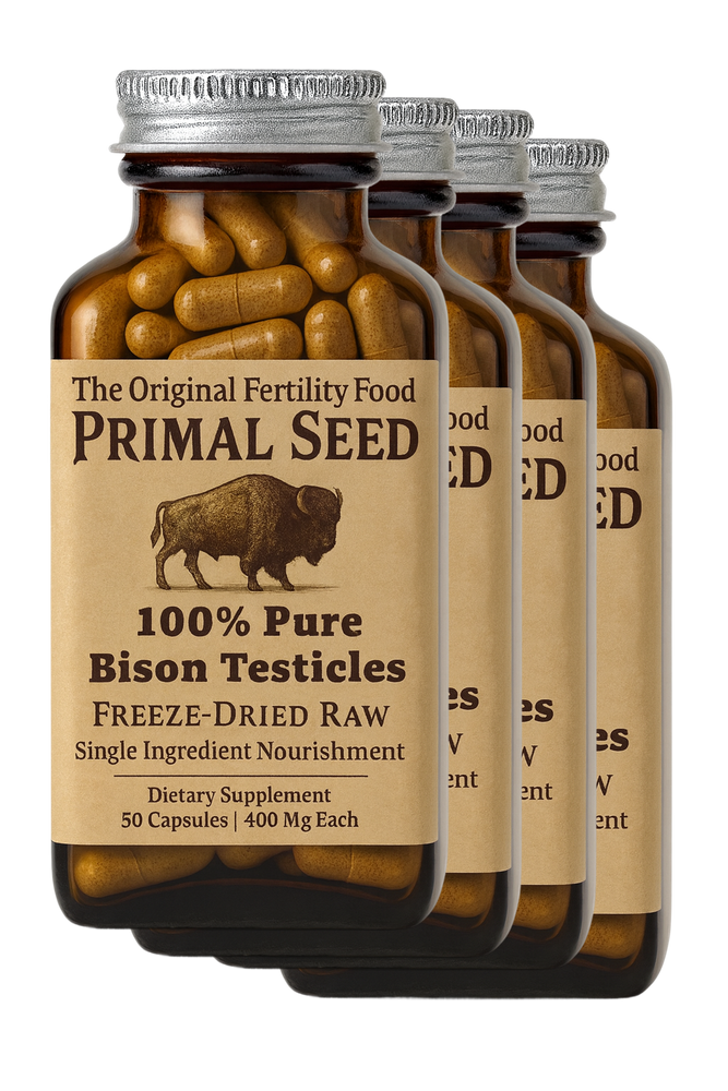 *GRAIN FINISHED*  100% Pure American Bison Testicles